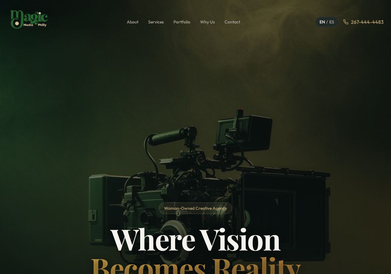 Magic Media Philly website preview