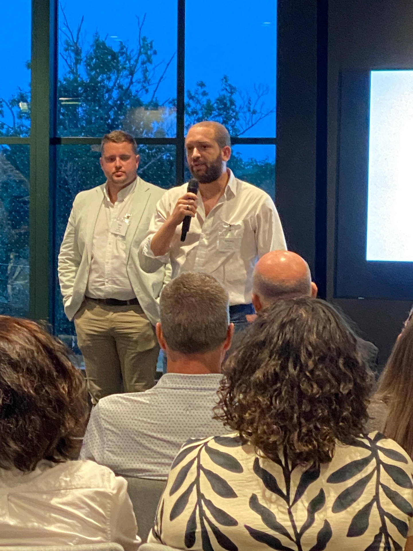 Speaking at a Founders Alley event, bringing together Philadelphia's startup and small business community.